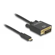Delock Kabel Usb Type-C Stecker  Dvi 241 Dp-Alt Mode 4K 30 Hz 2 m sch 85321 4043619853212