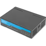 Digitus Switch 5-Port  Gigabit Unmanaged Metallgehäuse schw Dn-80202-1 4016032492900 85299030