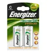 Energizer 633001 Uzlādējamas C Baterijas 2500Mah  7638900138740