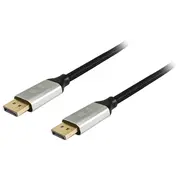 Equip Displayport 1.4 Premium  8K/60Hz St/St 10.00M Black 119266 4015867233849 85444290