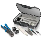 Equip Werkzeugkoffer ungeschirmte Cat6 Rj45,  20Stk Black 129504 4015867168042 82060000