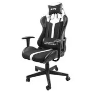 Fotel Fury Avenger Xl czarno-biały Nff-1712  5901969426823