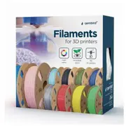 Gembird 3Dp-Petg1.75-01-Bk 3D printēšanas materiāls Polietilēna tereftalāta glikols Petg Melns 1Kg  8716309090612