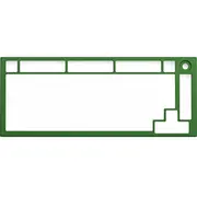 Glorious Gmmk Pro Top Frame - forest green  Gata-1663 0810069971131 Glo-Acc-P75-Tf-Fg