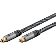 Goobay Plus Toslink kabelis Black/Silver, 10 metri  65308 4040849653087