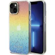 Guess Iml Faceted Mirror Disco Iridescent Case Aizsargapvalks Priekš iPhone Apple 15  Guhcp15Shdecmi 3666339172312