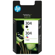 Hp 304  BlackDreifarbig Tintenpatrone 3Jb05Ae 0192545191432 84439990