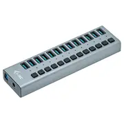 Hub Usb3.0 z ładowaniem, 13 portów, zasilacz 60W  U3Chargehub13 8595611702952 Nuitcus13000000