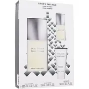 Issey Miyake Xmas 2023 Set  Leau dIssey, Eau De Toilette, For Men, 125 ml 15 Miniature Moisturizing, Shower Gel, All Skin Types, 50 Men 3423222092856
