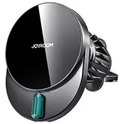 Joyroom Car Mount Magnetic Wireless Charger Air Outlet Version, Pd 15W, with Usb to Type-C cable 1M, Black Jr-Zs409  Jr-Zs409-Blk 6956116724153