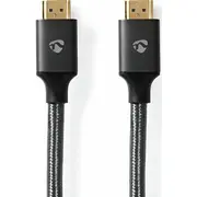 Kabelis Nedis Hdmi - 10M Grey Cvtb34000Gy100  5412810318865
