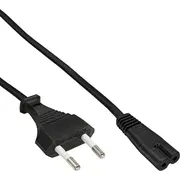 Barošanas kabelis Inline 70 gab. iepakojumā Bulk-Pack  Strāvas Type C Euro vīrietis uz 8 sieviete 1.5M B-16654S 4043718316298