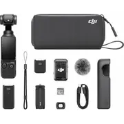 Kamera Dji Osmo Pocket 3 Creator Combo 4K Black  Cp.os.00000302.01 Op3-B718 Fw-Op3-Brg Sdsqxaa-128G-Gn6Ma 6941565980335
