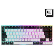Klaviatūra Sharkoon Skiller Sgk50 S3 Usb klaviatūra Qwertz vācu White  4044951039180