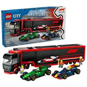 Lego City Formula 1 F1 Ciężarówka z bolidami Rb20 i Amr24 60445  5702017812519
