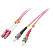 Lindy Lwl-Duplexkabel Lc/St Om4 10M 50/125Μm daudzrežīmu optiskā šķiedra kabelis  46354 4002888463546 85447000
