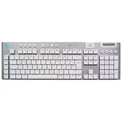 Logitech G G915 X - Tastatur Lightspeed Hintergrundbeleuchtung kabellos Bluetooth 5,0, 2,4 Ghz, Usb Qwerty Us International Tastenschalter Gl Tactile weiß 920-012690  5099206121362 Cl20695