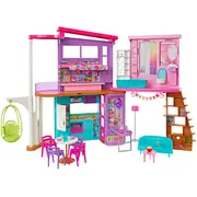 Mattel Barbie Malibu Ferien-Haus mit Möbeln  Zubehör Hcd50 0194735007639