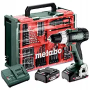 Metabo.sb 18 L Mobilā darbnīca  2 Li-Ion akumulatori 18V/2.0 Ah ar lādētāju Sc 30 74 elementi 614053710 4061792252226