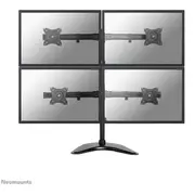 Neomounts Stojak biurkowy na 4 monitory 10 - 27 Nm-D335D4Black  8717371445393