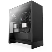 Nzxt H7 Flow Black 2024 Midi Tower Atx Gaming Gehäuse mit Glasfenster  Cm-H72Fb-01 5056547205502