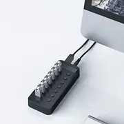 Parveidotājs Orico  Black 13 ports 6942227138095