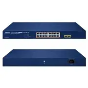 Planet 16-Port Poe Web Smart Switch Gs-2210-16P2S  4711605287623 85176200