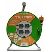 Plastrol pagarinātājs ar spoli Standard Line 30M H05Vv-F 3X1,5 4Xgs 16A Orange W-98949  5902273410867