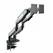 Divkāršs monitors turētājs 49 collas, Grey-Black Rgb X-Arm Dual  5907367500530