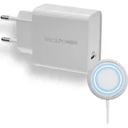 Realpower Ladegerät C-Magset  20W mit Ladepad 357049 4040895008626 85044083
