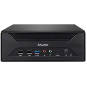 Shuttle Barebone slim Xh610  So-Ddr4 black 0887993005171 84713000
