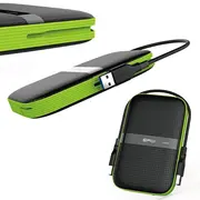 Ārējais cietais disks Hdd Silicon Power Armor A60 2Tb Black-Green Sp020Tbphda60S3K  4712702636000