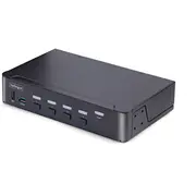 Startech.com 4-Portu Displayport 1.4 Kvm pārslēdzējs, 8K 60Hz / 4K 144Hz, 2X Usb 3.0 porti, 4X 2.0 karsto taustiņu pārslēgšana, Taa atbilstošs D86A2-4-Port-8K-Kvm - Kvm-/Audio-/Usb pārslēdzējs 4 x Kvm/Audio/Usb 1 lokāls lietotājs g  065030893206