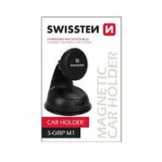 Swissten S-Grip M1 Universāls Turētājs logam ar Magnētu un 360 Rotāciju  Sw-Ch-M1-B 8595217444430