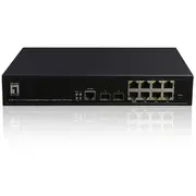 Levelone PoeSwitch  8Xge Poe/2Xsfp 180W 19 Managed L2 Gep-1061 4015867227350 85176200