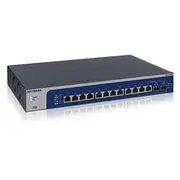 Netgear Xs512Em 12 Port 10Gb Switch  Multi-Gigabit Lan Smart Plus Managed Netzwerk mit 12X auto adapt. 5-Speed Ethernet Ports, 2X 1G/10G Sfp Fiber Desktop, oder Rackmount Xs512Em-100Eus 0606449129441