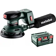 Slīpmašīna Metabo Metabo. Ekscentriskā slīpmašīna Sxa 18 Ltx 125 Bl korpuss Metabox  600146840 4061792195172