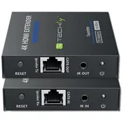 Techly 364187 Extender Hdmi po skrętce Cat6/6A/7, 4K 60Hz, Zero Latecy, Ir, do 70M  8059018364187 Net-Wrpa-Teh-015