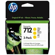 Tusz Hp Atrament 712 3-Pack 29-Ml Yellow Designjet Ink  3Ed79A 0193905352883