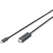 Digitus Usb C Adapterkabel Typ -Hdmi A 4K St/St 5.0M, sw  Ak-300330-050-S 4016032451327 85444290
