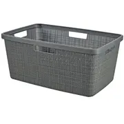 Veļas grozs Jute 46L 59X39X26Cm tumši pelēks  0808091G44 3253928091026