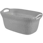 Veļas grozs Knit 40L 59,5X38,5X27Cm gaiši pelēks  0803677099 3253923677300