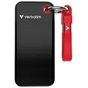 Verbatim Pocket Ssd Usb 3.2 Gen 2 2Tb Black/Red  32196 023942321965 100532372