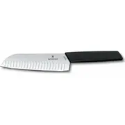 Victorinox Santoku nazis ar rievotu asmeni, 17 cm, Black 6.9053.17Kb  V-6.90 53.17Kb 7611160092472