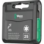 Wera Komplekts Bitu Kaste 20 Tx Hf, 25Mm, Gab Würth, Spax  W05057778001 4013288226020