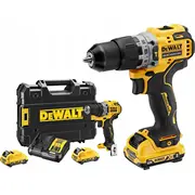 Dewalt Akku-Schlagbohrschrauber Dcd706D2, 12Volt Gelb/Black, 2X Li-Ion Xr Akku 2Ah, in T Stak Box  Dcd706D2-Qw 5035048709894