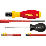 Wiha Drehmoment-Schraubendreher Set Torquevario-S electric Rot/Gelb, 5-Teilig, 1 - 5Nm  38074 4010995380748