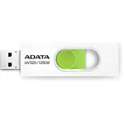 Zibatmiņa Adata  Auv320 128Gb Usb Flash Drive, White/Green Auv320-128G-Rwhgn 4713218462855