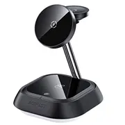 Ładowarka Acefast bezprzewodowa 3W1 E16 Led Czarna  black 6974316281917