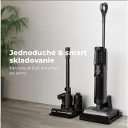 Vertikālais putekļsūcējs Aeno bezvadu Transformer ar mitru un sausu tīrīšanu 200W 4000Mah 14Kpa 21,6V 2 rullīši automātisku žāvēšanu  Atc0001 5291485012960
